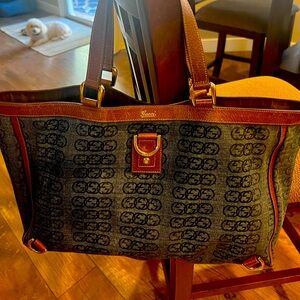 Gucci GG Blue Denim Canvas Abby Shoulder bag